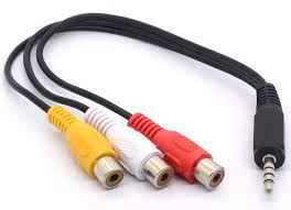 وصلة AV To 3 RCA للرسيفرات الميني - ستور زين البرنس